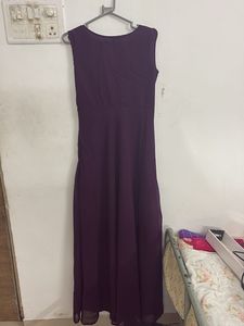 Elegant Purple Maxi Dress