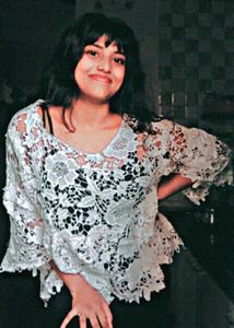 Lace Embroidery Cape Top