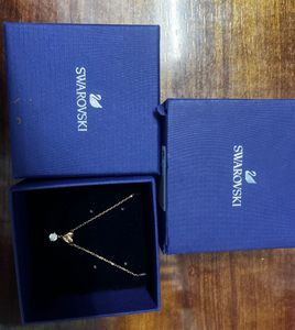 Swarovski Gold Necklace