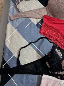 combo Of Four Imported Fabric Bra N Panty