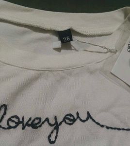 White Cute Top