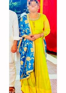 Ethic gown With Dupatta