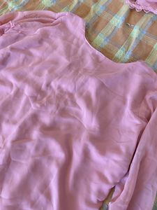 Pink Chikankari Kurta Set