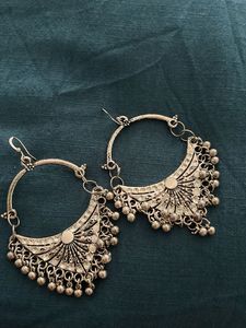 Silver Boho Dangle Earrings