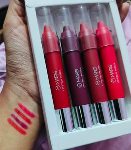 MARS Makeup lipstick crayon pencil pack of 4
