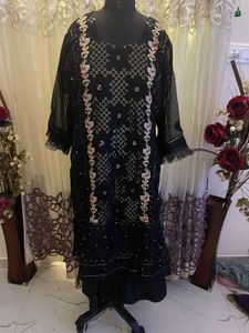 Elegant Black pakistani dress