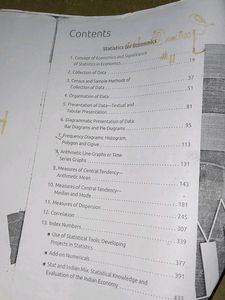 Class 11th Statistics For Economics