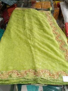 Elegant Green Saree