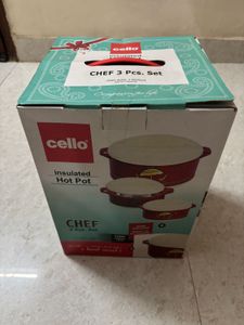 🆕Cello Chef 3 pcs Insulated Hot Pot Casserole