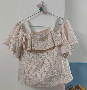 Lace Off-the-Shoulder Top