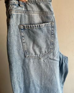 Garage High Rise Waist Wide Leg Ripped Jeans Denim