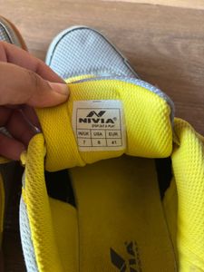 Nivia Grey Non Marking Sport Shoes