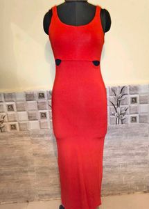 BOGO🎁Buy One Get 1 Free🎁Red Bodycon Maxi Dress