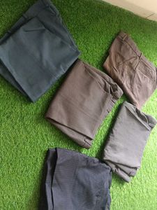Men's Dress Pants Bundle 5 Pc Combo