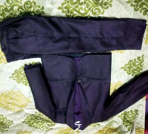Dark Violet(Baigani Colour) Blazer Set.
