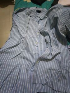 Strip Blue And White Shirt For Men