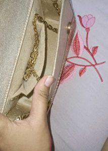 Rose Gold Rhinestone Bag
