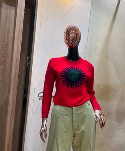 Cute Red Winter Top