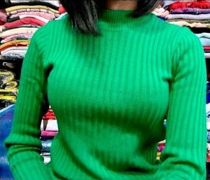 Urbanic High Neck Knitted Sweater