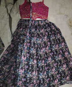 Floral Lehenga Choli🔥😍 Set party wear dress #new