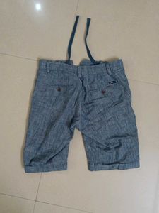 Blue Casual Shorts