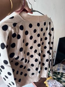 Polka Dot Cardigan