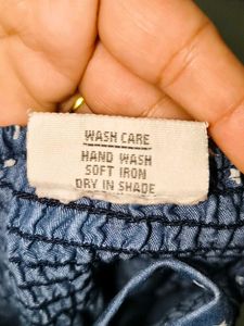 Cute Blue Polka Dot Romper Set