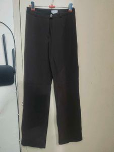 Brown Straight Leg Trousers