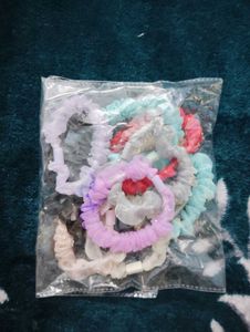 Pack Of 10 Stylish Scrunchie Set