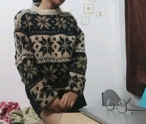 Vintage Patterned Sweater