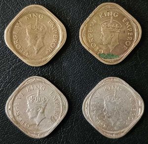 Vintage Indian Coins - 1/2 Anna Combo