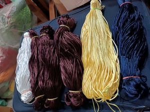 Thick Malai Dori/Silk Craft Cords Bundle