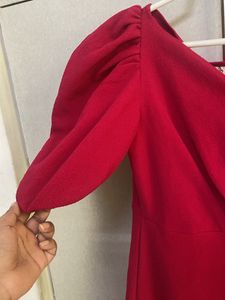 Athena Charming Fuchsia Pink Power Shoulders Tulip