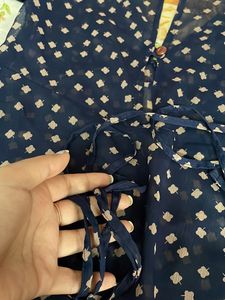 Beautiful Printed Blue Top