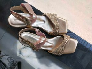 Elegant Gold Heels
