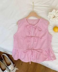 Cute Pink Striped Top