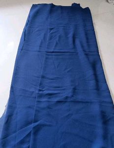 plain Navy Blue saree