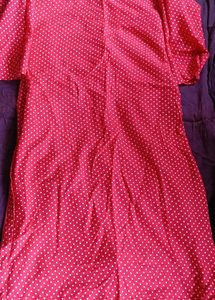 Retro Red Polka Dot Dress
