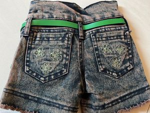 SALE: Washed Denim Shorts, Baby Girl (1-1.5 Year)