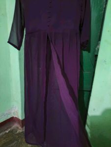 Elegant Purple Maxi Dress