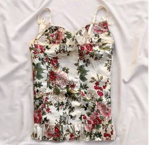 Floral Corset Top