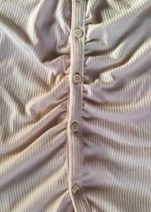 Ribbed Button-Up Top