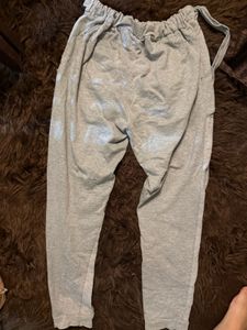 Gray Casual joggers Pants