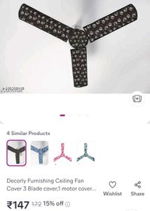 Floral Ceiling Fan 🪭 Covers
