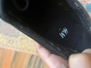 H&amp;M Black Shoes New Without Tag