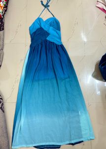 Blue Ombre Long Dress🦋💞