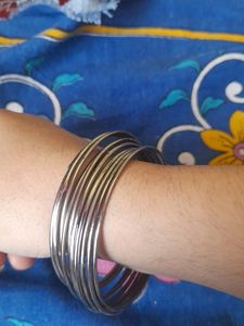 Green Colour Metal Chudi N Steel Chud