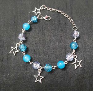 FREE SHIPPING...2 Star Charm Bead Bracelets