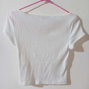 H&amp;M White Croptop