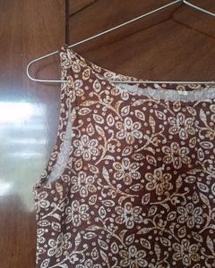 Floral Print Cotton Top